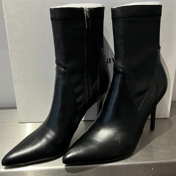 Charles David - Stiletto Heel - point toe - Leather Ankle boots - Picture 2 of 16